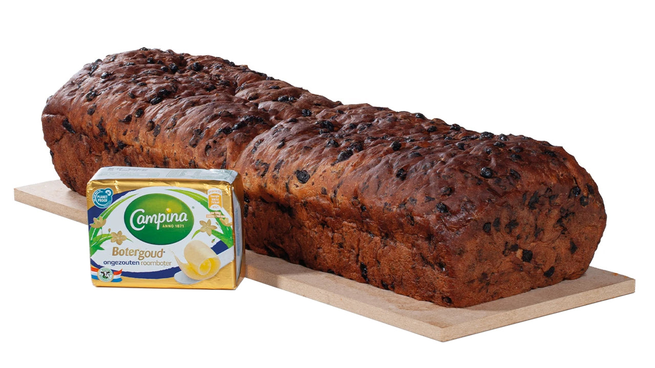 Halve meter krentenbrood